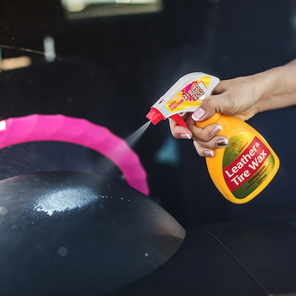 4 шт./партия, Полироль кож.рез.пласт KOLIBRYA Tire Wax&Leather, 5л.(1/1