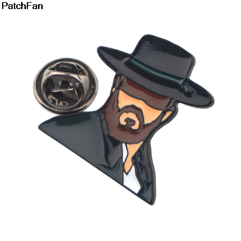 A2614 Patchfan Peaky BLINDER movie броши на булавке, значки с подвеской, украшенные ювелирные украшения, знаки отличия для рубашек, рюкзаков, сумок для одежды