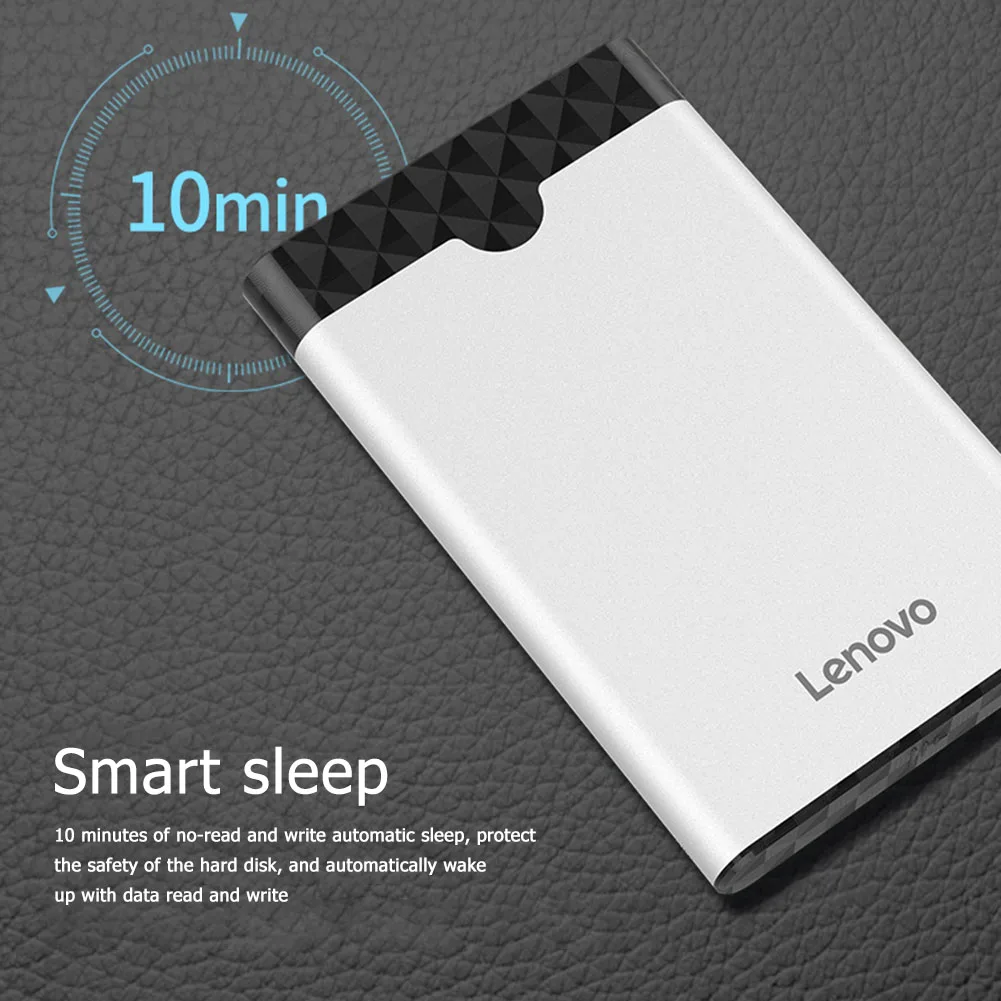 external hdd box Lenovo S-03/S-04 2.5 inch HDD Case USB 3.0 to SATA External Hard Drive Enclosure 2.5" USB 3.1 Type C HDD SSD Hard Disk Case Box external hdd case