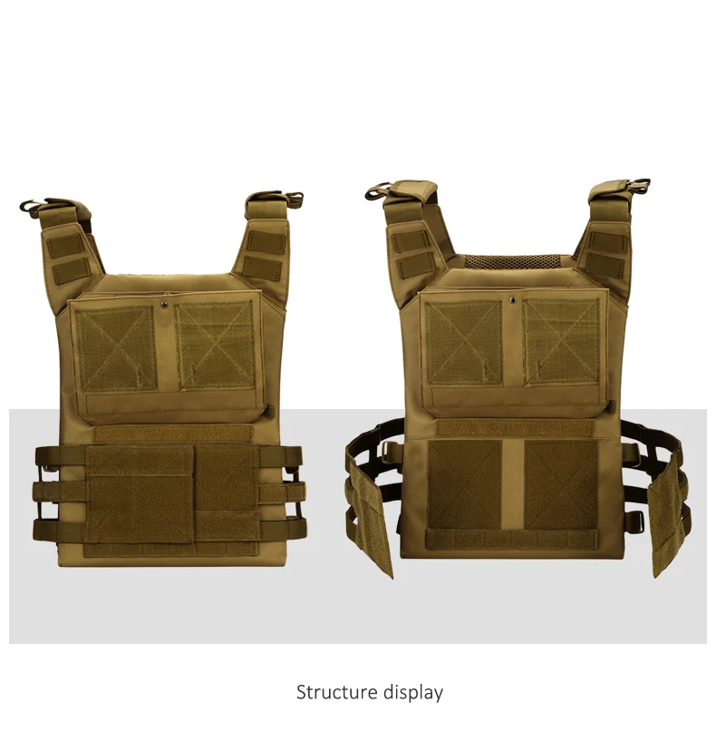 Открытый охотничий тактический жилет военный Molle Plate Carrier журнал страйкбол Пейнтбол CS открытый защитный легкий жилет