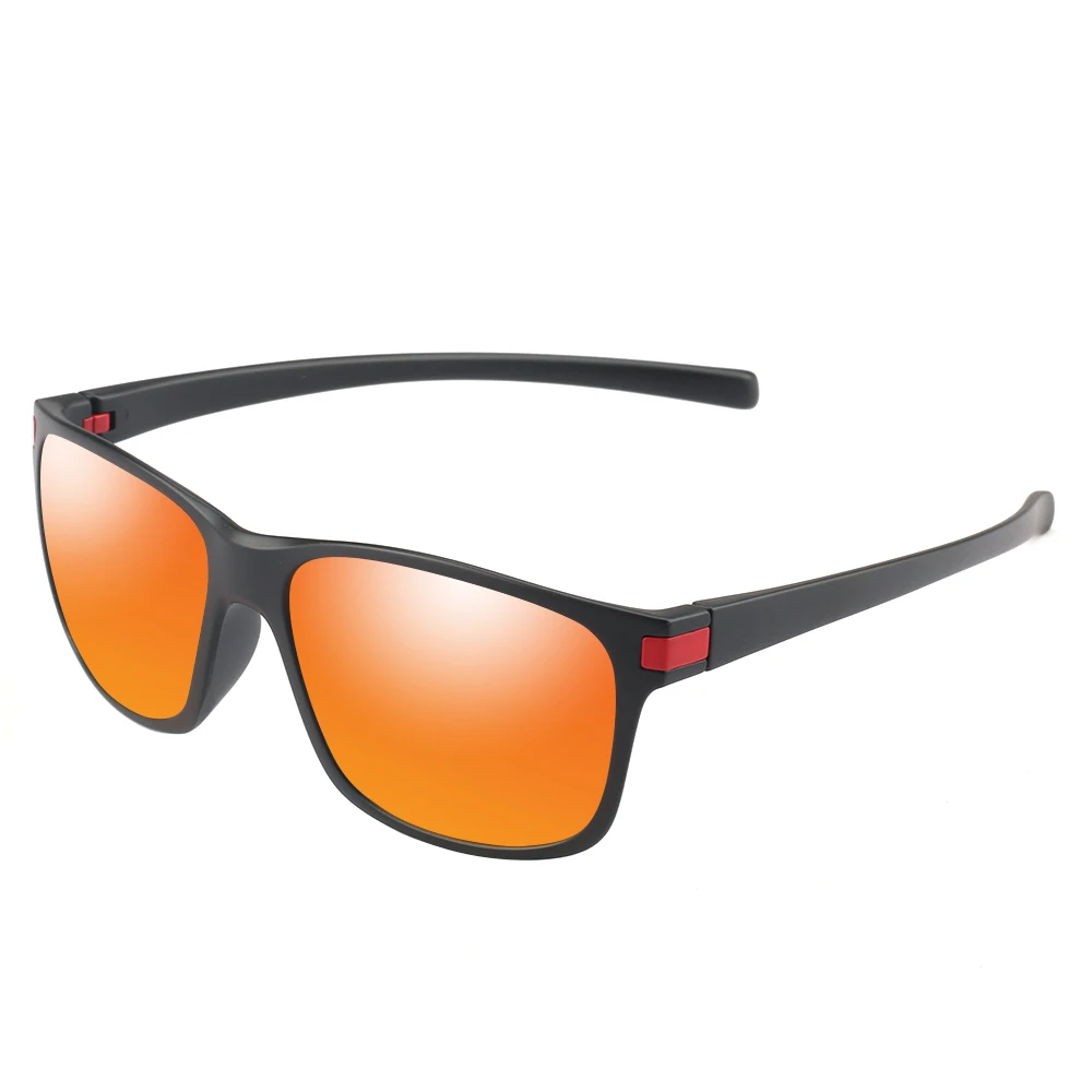 Поляризационные солнцезащитные очки для мужчин, ультралегкие TR90, винтажные мужские солнцезащитные очки, фирменный дизайн, для вождения, путешествий, солнцезащитные очки, UV400 - Цвет линз: C3