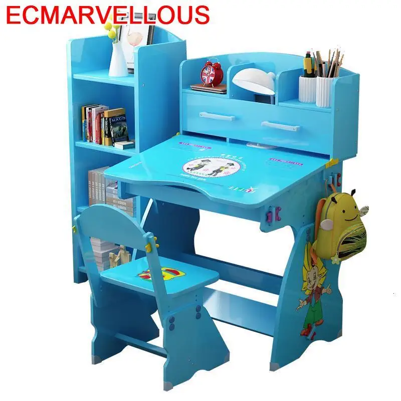 Игровой стол Avec Chaise и стул для малышей Mesa Y Silla Infantil регулируемый Bureau Enfant Kinder