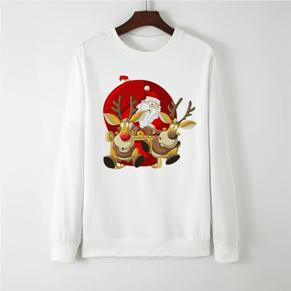 

Comfortable Vogue Style Woman Hoodies Cute Santa Claus Graphic Sweatshirts Ladies Pop Merry Christmas Design Women Clothes