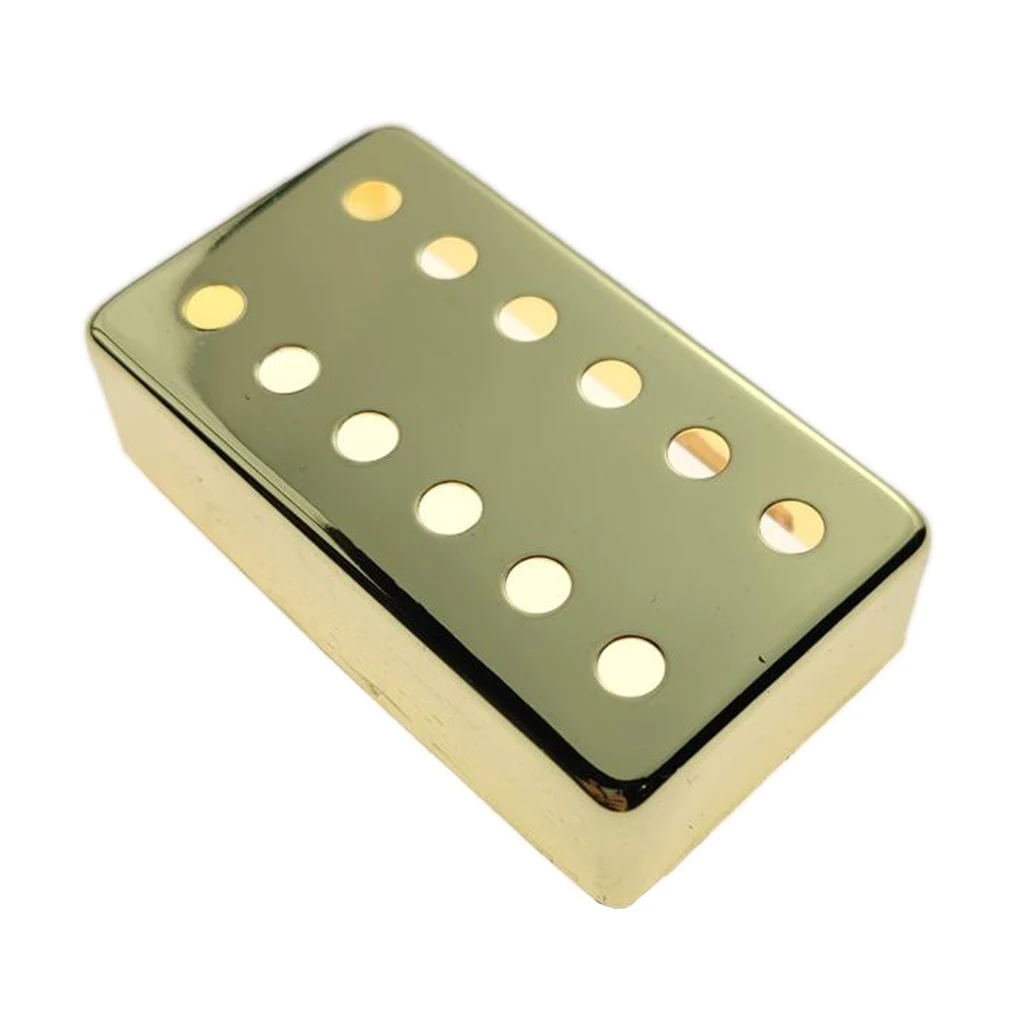 Humbucker Guitar Pickup Cover 52mm Pole Spacing Covers Gold for LP Parts