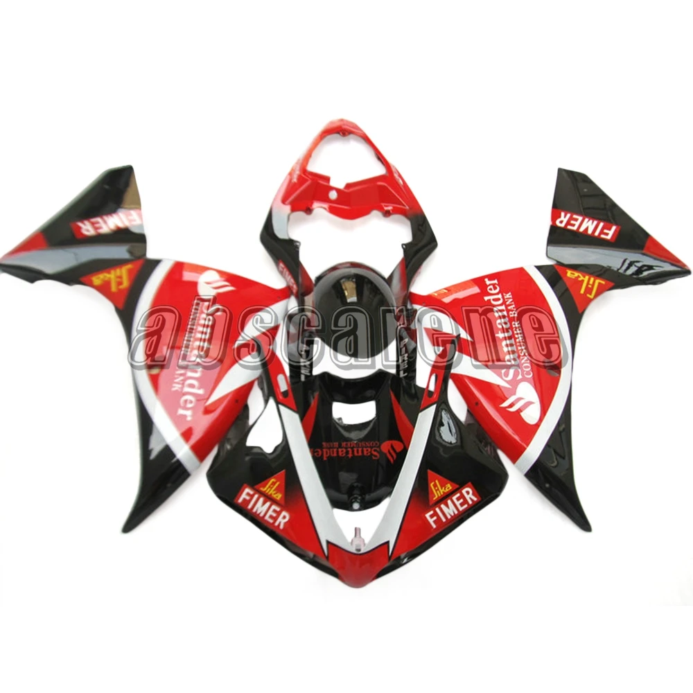 Инжекторные Обтекатели для Yamaha YZF1000 R1 2012 2013 YZF R1 12 13 14 ABS пластик Кузов мотоцикла Santander красный черный