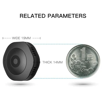 

Digital Video Home Security Mini Night Vision Round WIFI Baby Outdoor HD Suction Battery Wireless Monitor Camera Remote Control