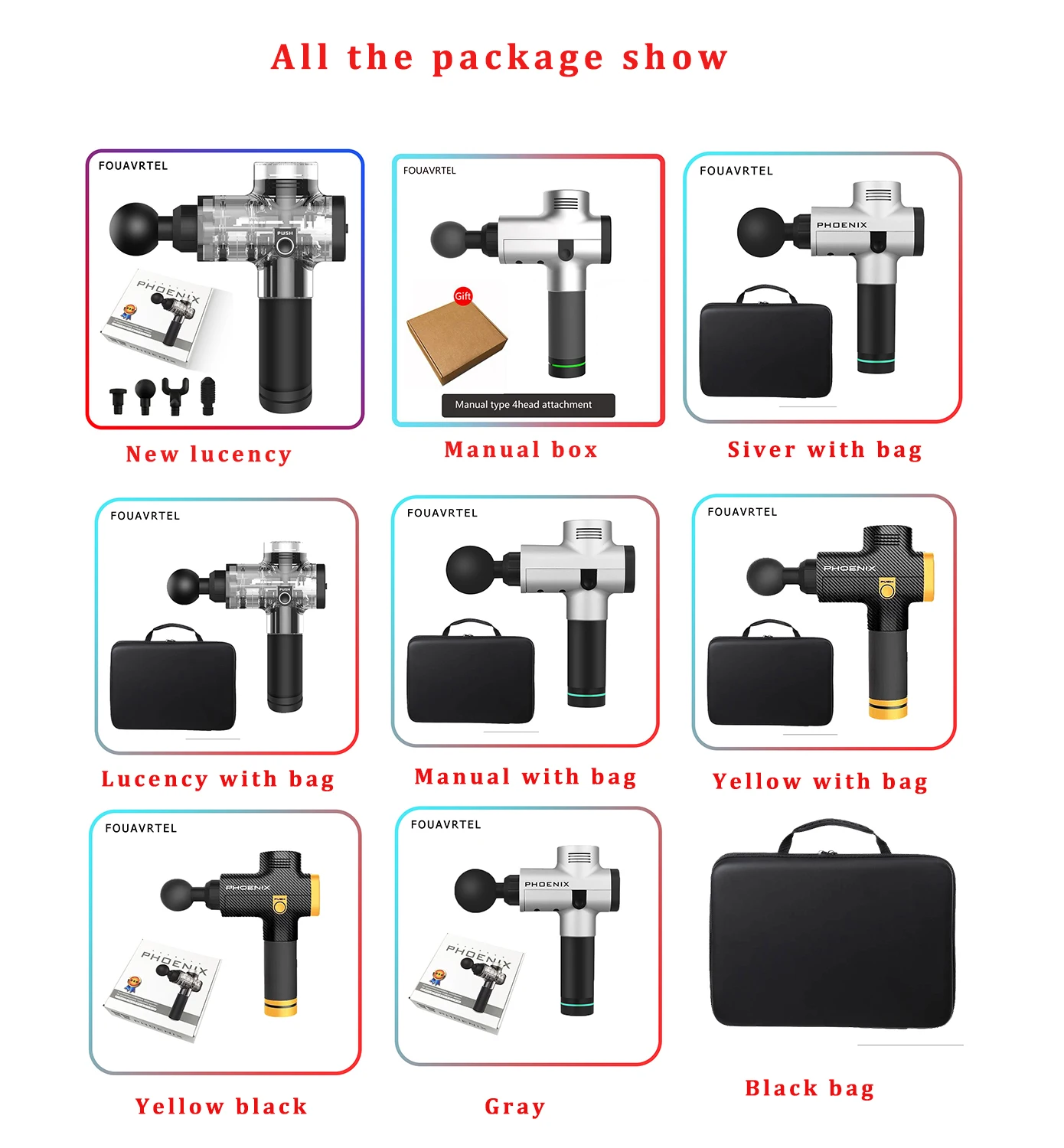 Arma de Massagem Equipamento de Relaxamento Alívio da Dor Arma de Massagem para Adultos Eletrônica Phoenix Muscular Massageador Corpo Dispositivo Poderosa para Adultos 23 Computers & Electronics