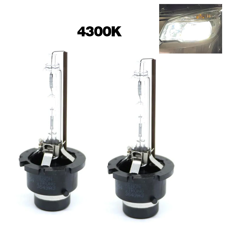 2 шт D2S D2C D2R HID Автомобильная фара 4300K 6000K 8000K 12V Автомобильная противотуманная фара 12V HID комплект замена галогенных ламп