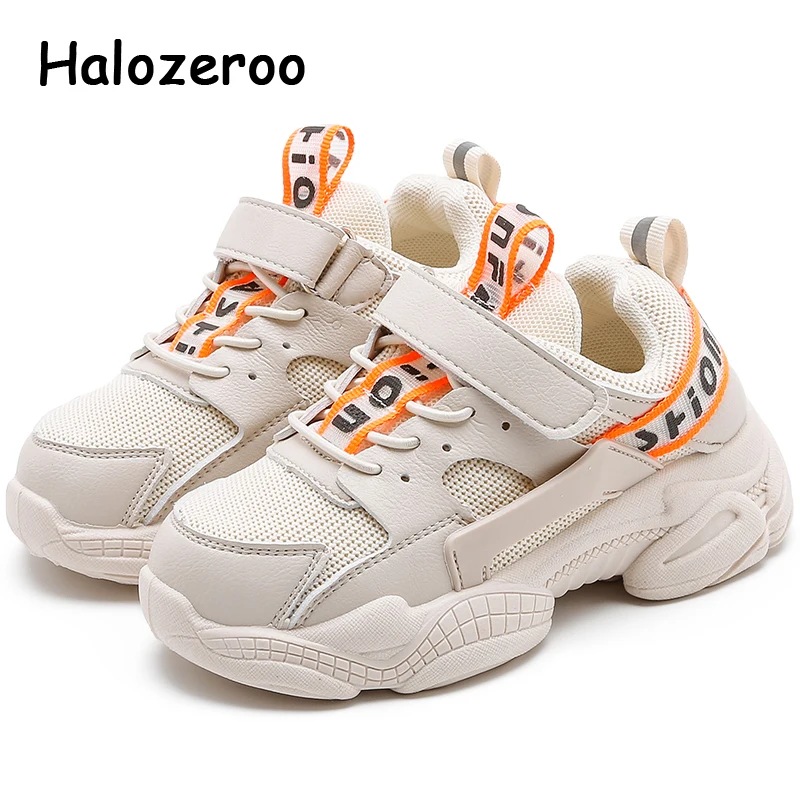 

New Autumn Kids Casual Sneakers Baby Girls Fashion Shoes Children Mesh Sport Sneakers Boys Beige Brand Chunky Sneakers Trainers