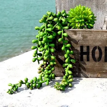 

Artificial Plant String Green Beads Chains Plant Artificial Hanging Plant String Of Pearls Fake Succulent Fake Plant For Home