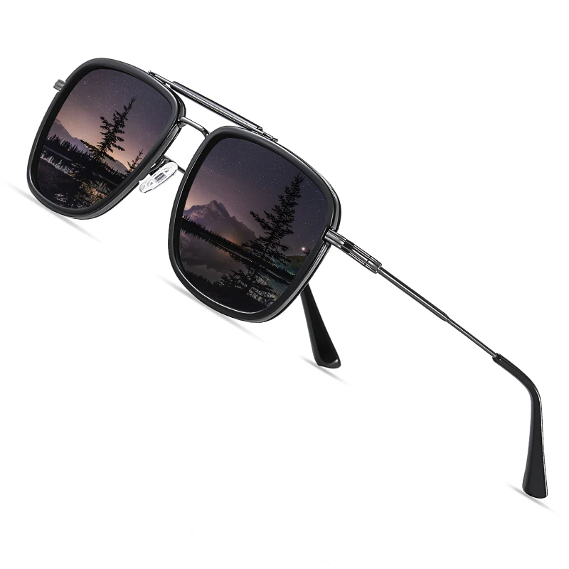 

AOFLY Men's Sunglasses Polarized Luxury Brand Design Anti-glare Gradient Lens 2021 New Arrival Driving Square Sun glasses Women