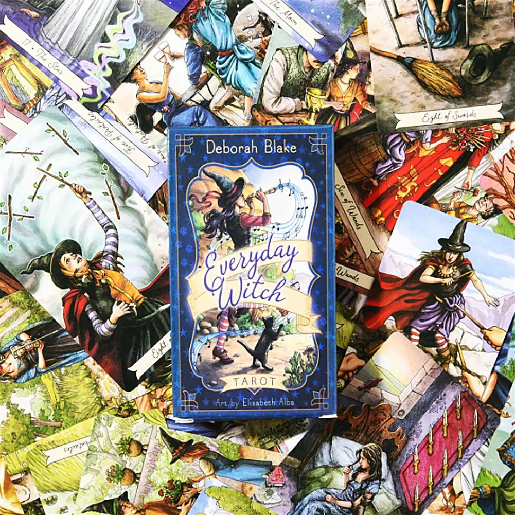 78 шт. повседневные карты Таро ведьмы настольная игра колода английские магические карты Таро настольные карты вечерние карты гадание игра