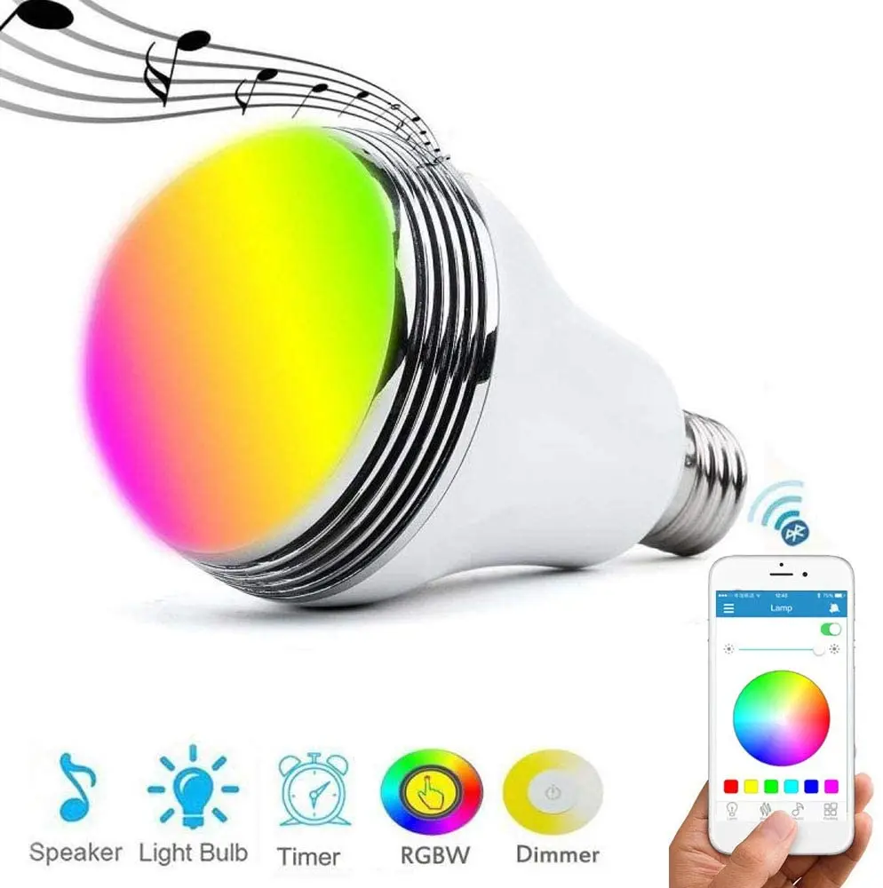 Color changing bluetooth speaker light bulb Clearance