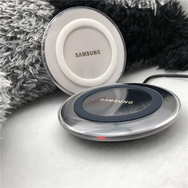 5V/2A QI Wireless Charger Charge Pad with micro usb cable For Samsung Galaxy S7 S6 EDGE S8 S9 S10 Plus for Iphone 8 X XS MAX XR