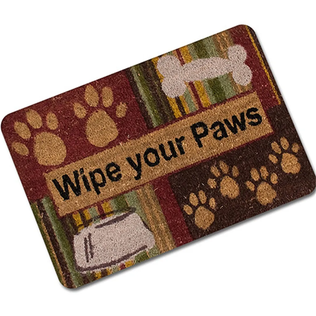 Rubber Absorbent Non-slip Carpet Mat Personality Living Room Bedroom natural rubber about 40x60 G807 - Цвет: E