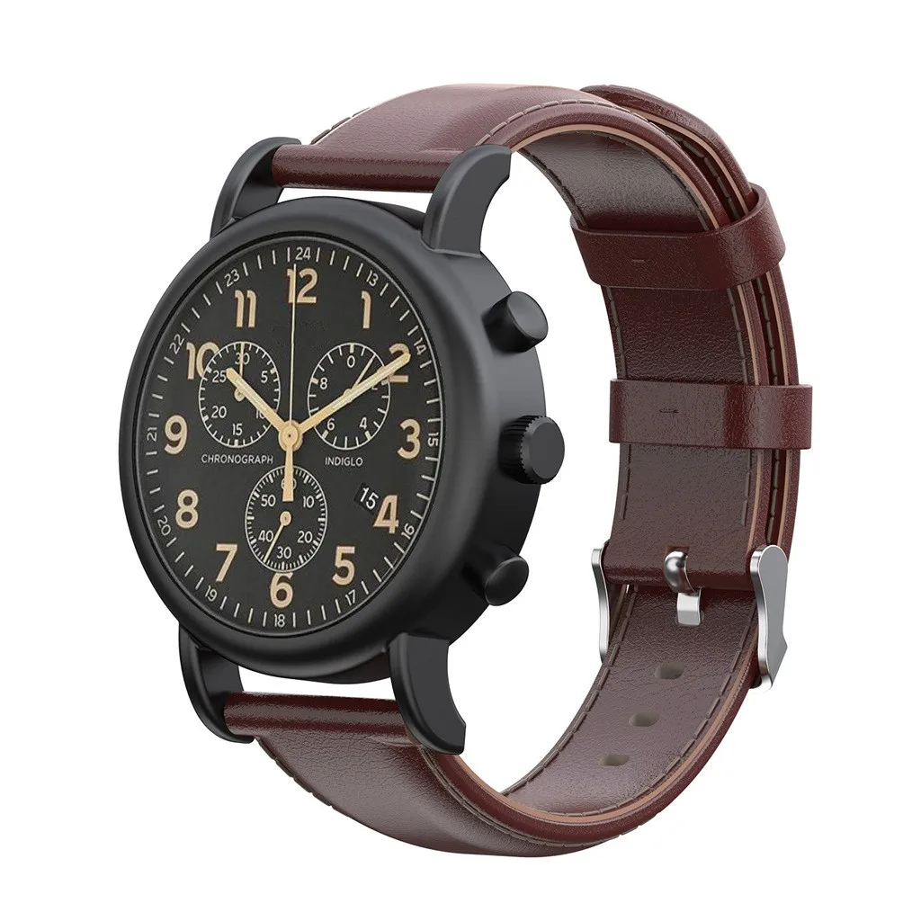 Leather Replacement Watch Band Buckle Wristband Strap for Weekender/Expedition