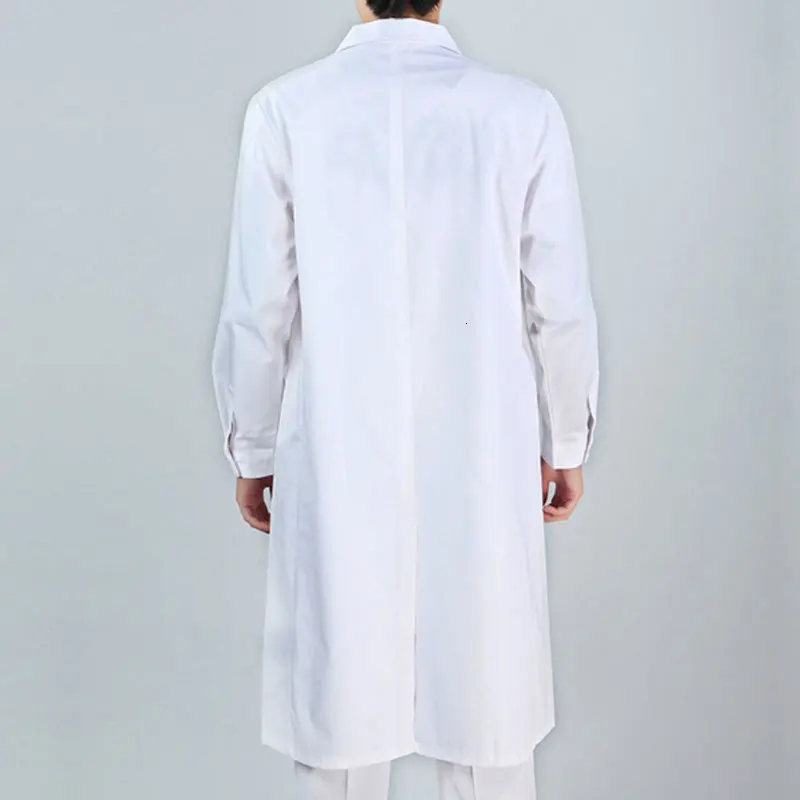 S-2XL, медицинская униформа, белая лабораторная куртка, унисекс, доктор, пальто, медсестры, для кормящих мужчин и женщин, Длинные куртки