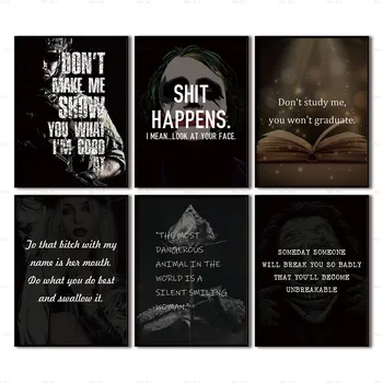 

Wall Art Poster Prints Motivational Quotes About Life Picture Decoration Canvas Painting Home Decor