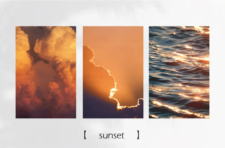sunset Ретро облако закат море блокнот маркер прозрачный бумага планировщик список канцелярские товары школьные офисные принадлежности пуля журнал sl2226 - Цвет: sunset