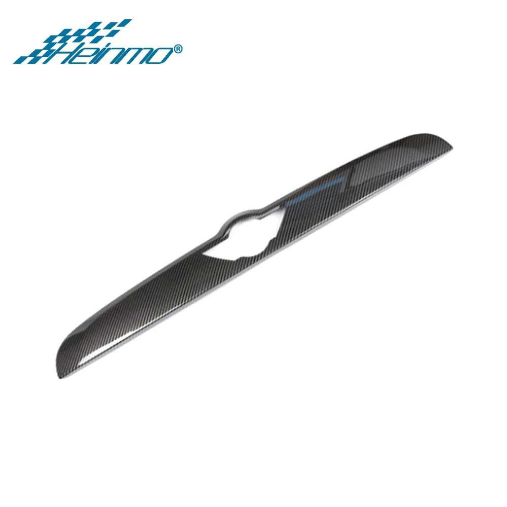Carbon Fiber Аксессуары для MINI Cooper, автомобильный багажник, дверь багажника, ручка, полоса, защитная крышка, наклейка для MINI Countryman F60 для MINI F60 - Название цвета: Carbon Fiber