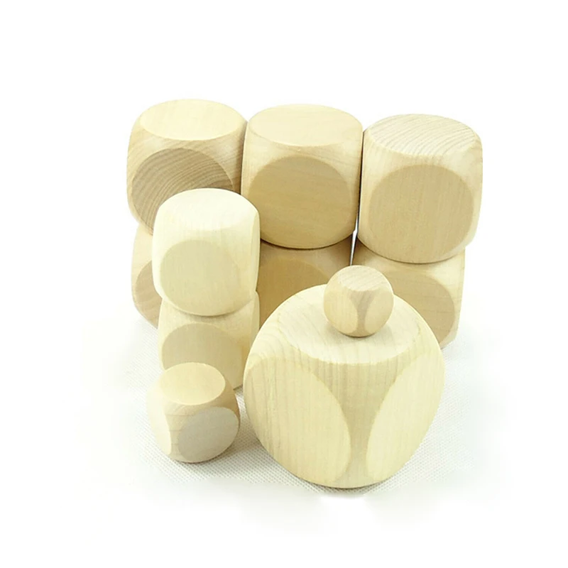 Natural Wood Cylinder Block Wooden DIY Craft Toy Hardwood 30mm~50mm Diameter New 