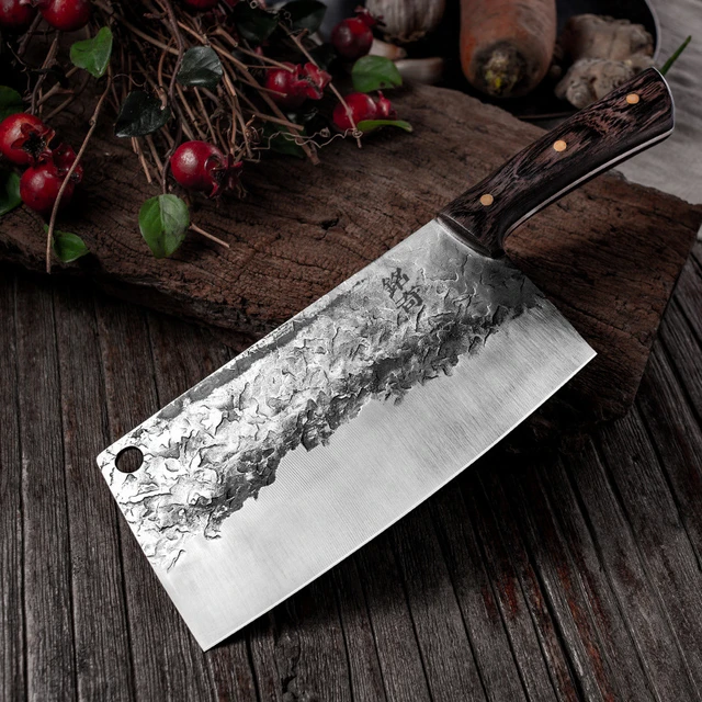 Choppa Cleaver Knife  African Wenge Wood Chef Cleaver Knife