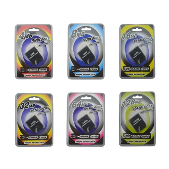 

High Quality 4M/8M/16M/32M/64M/128MB Memory Storage Card Saver For G-ameCube Memory Card For N-GC Console