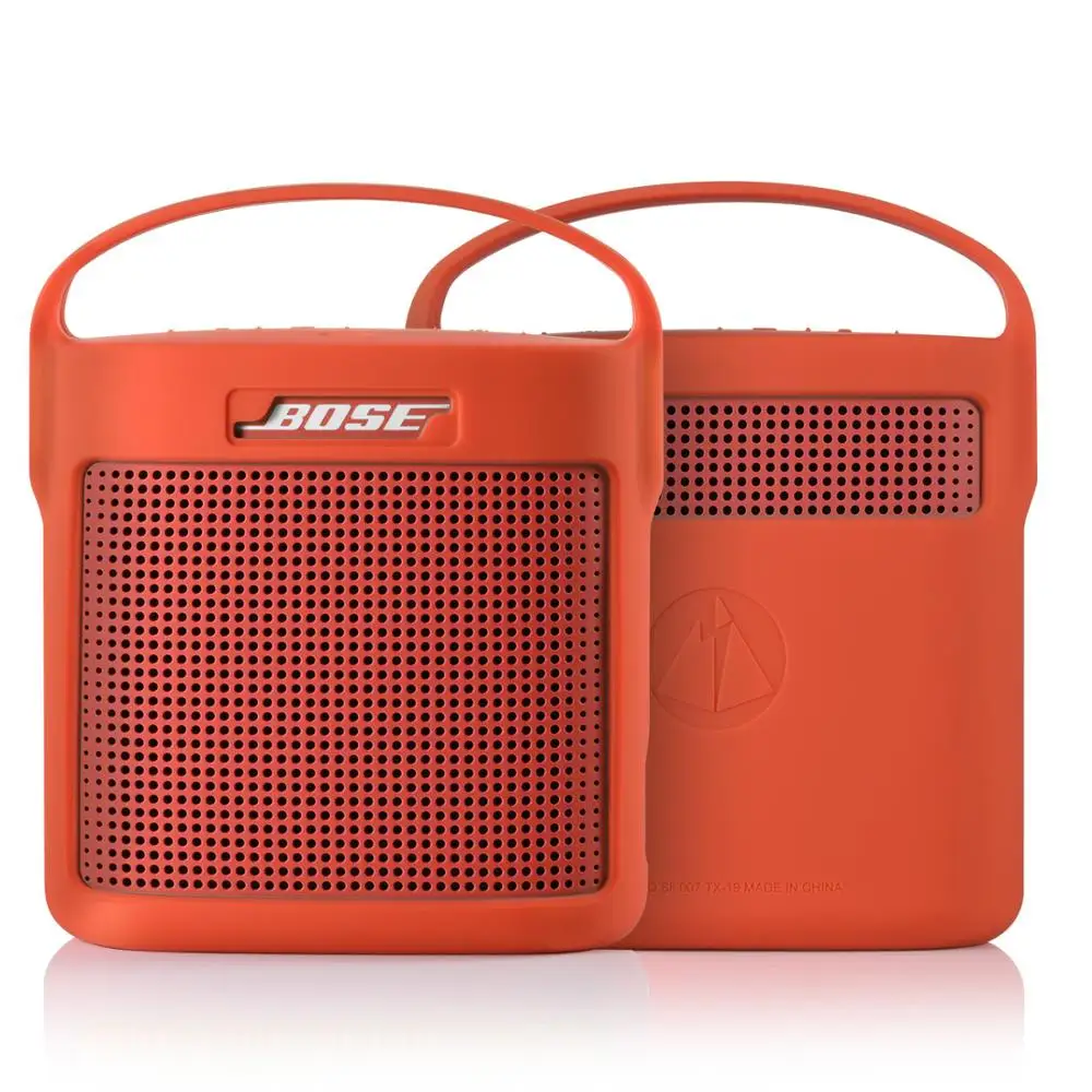 Новинка, защитный силиконовый чехол для Bose SoundLink color II 2, Bluetooth динамик, открытый противоударный чехол, чехол для сумки - Цвет: Красный