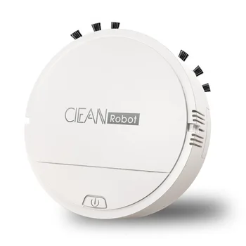 

Rechargeable Smart Robot Vaccumm Cleaner 3 in 1 USB Auto Smart Sweeping Dry Wet Mop Strong Suction Sweeper