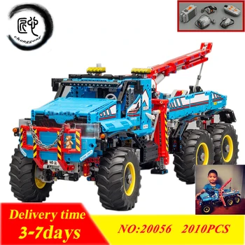 

New RC Technic Ultimate All Terrain 6X6 Remote Control Truck fit LeGINGlys 42070 technic car Model Building Blocks Bricks Toys