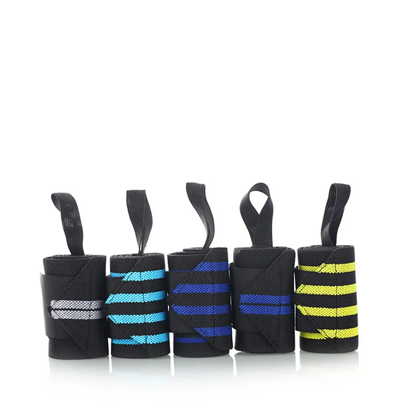 

New Style Pressurized Pressure Velcro Wrist Protector Bandage Cloth Multi-color Selectable Weight Lifting Wrist Protector Athlet