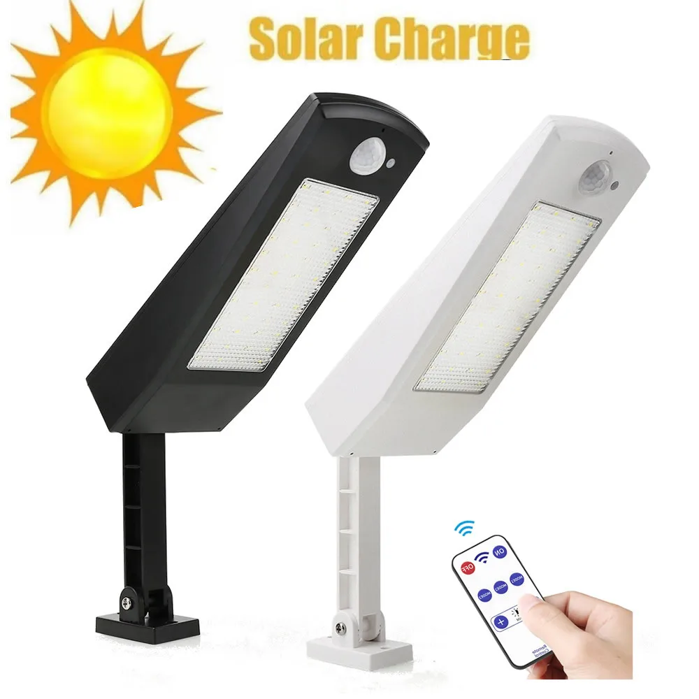 

Solar Lights Outdoor 48/36 LED Wall Solar Motion Sensor Light with Remote Controller Wireless Waterproof Security Lamp for Wall