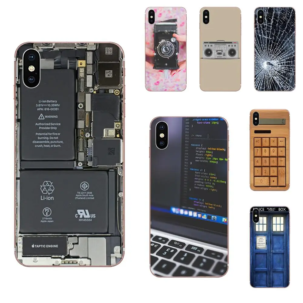 

Nostalgic Calculator Cassette Tape For Xiaomi Redmi Note 2 3 3S 4 4A 4X 5 5A 6 6A Pro Plus Soft Print Cover Case