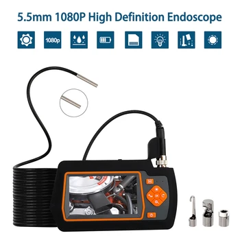 Online 8.5mm Industrial Endoscopes1080P High Definition Borescope Inspection Camera With 8 Adjustable LEDs Lights IP67 Waterproof Lens