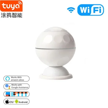

Smart WiFi Lnfrared Alarm Smart Home Automation Module Alexa Compatible Google Home Remote Voice Control WIFI Alarm Module
