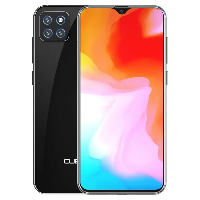 Мобильный телефон CUBOT X20 Pro, 6 ГБ+ 128 Гб, Android 9,0, смартфон с тройной камерой, 6,3 дюйма, FHD+ экран в виде капли воды, Helio P60, Face ID, 4000 мАч - Цвет: Черный