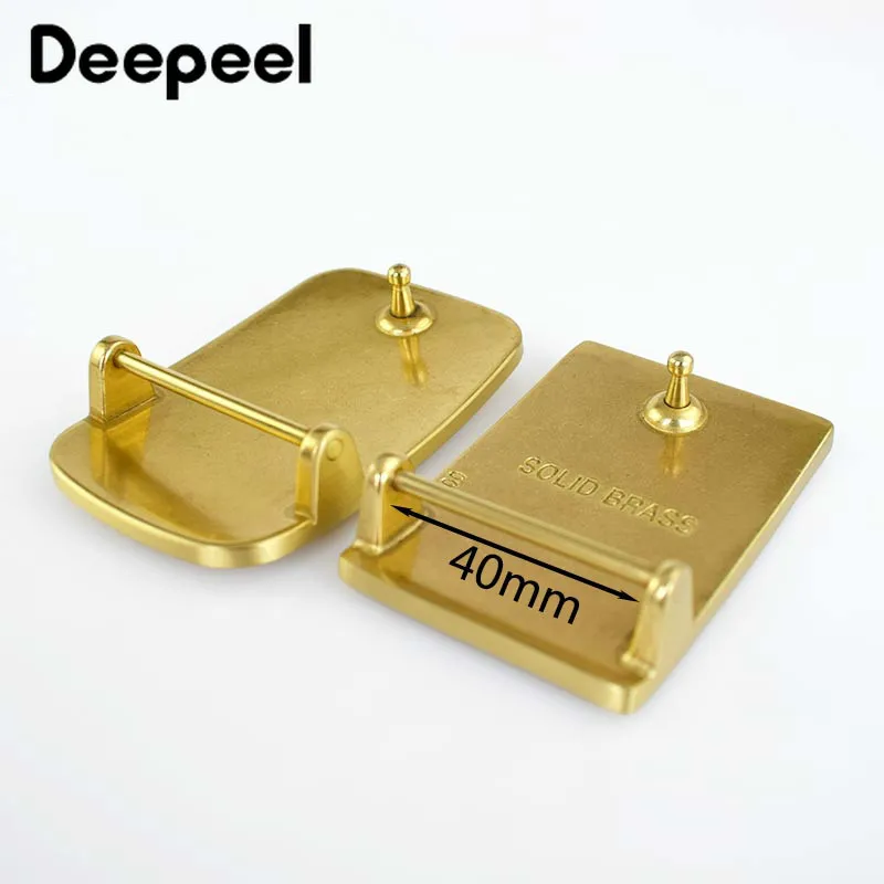 Мужская латунная пряжка для ремня шириной 40 мм Deepeel прямая продажа Пряжка из