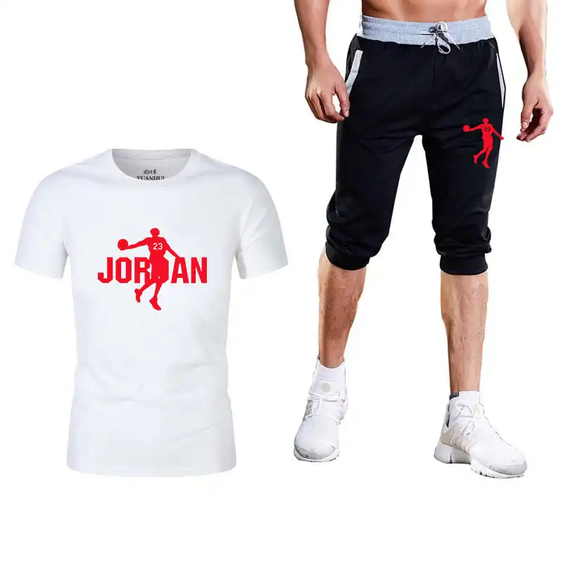 夏の紳士服夏カジュアルスポーツファッションメンズのスポーツスーツランニング思いやりショーツ メンズセット Aliexpress