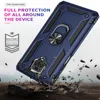Coque antichoc avec anneau d'armure pour Xiaomi, compatible modèles Redmi Note 9, 9S Pro, 8 T, K30, 9C, 9A, Mi Note 10 Lite, CC9, Poco, X3, NFC, X2, F2 Pro ► Photo 2/6