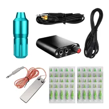 Короткая ручка тату машина зеленая одна игла тату набор тонкое мастерство боди-арт инструменты набор татуировки перманентный макияж