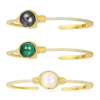 

Kakany Fashion High Quality Original 1: 1 High Quality Pearl Open Bracelet for Women's Gift Women's Jewelry Engraved with Logo