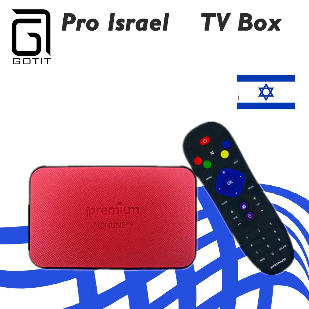 GOTiT иврит Израиль TVONLINE Pro + Smart IPTV коробка 4K UHD русская Европа США Смарт ТВ только