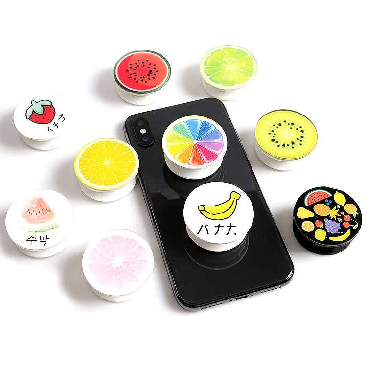 

Fruit pattern mobile phone holder bracket ring bracket expandable bracket for iPhone X XS XR 8 7 6s Samsung millet Huawei
