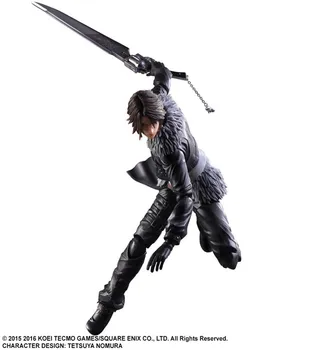 

28cm FINAL FANTASY Play Arts Kai Squall Leonhart Action Figures Super Movable Joints Assembly Figurines Pvc Collectible Toys