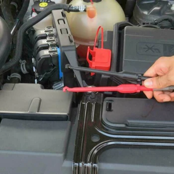 

Automotive Multimeter Test Lead Kit Power Probe Wire-Piercing Clip Tools Multimeter Test Leads with Electrical Clips TD326