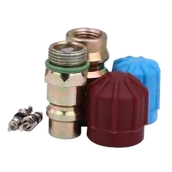 

1 set Universal System Cap &Valve Cores Air Conditioning Pipeline Replacement Santech Rapid Seal Kit Air Conditioning Service 88