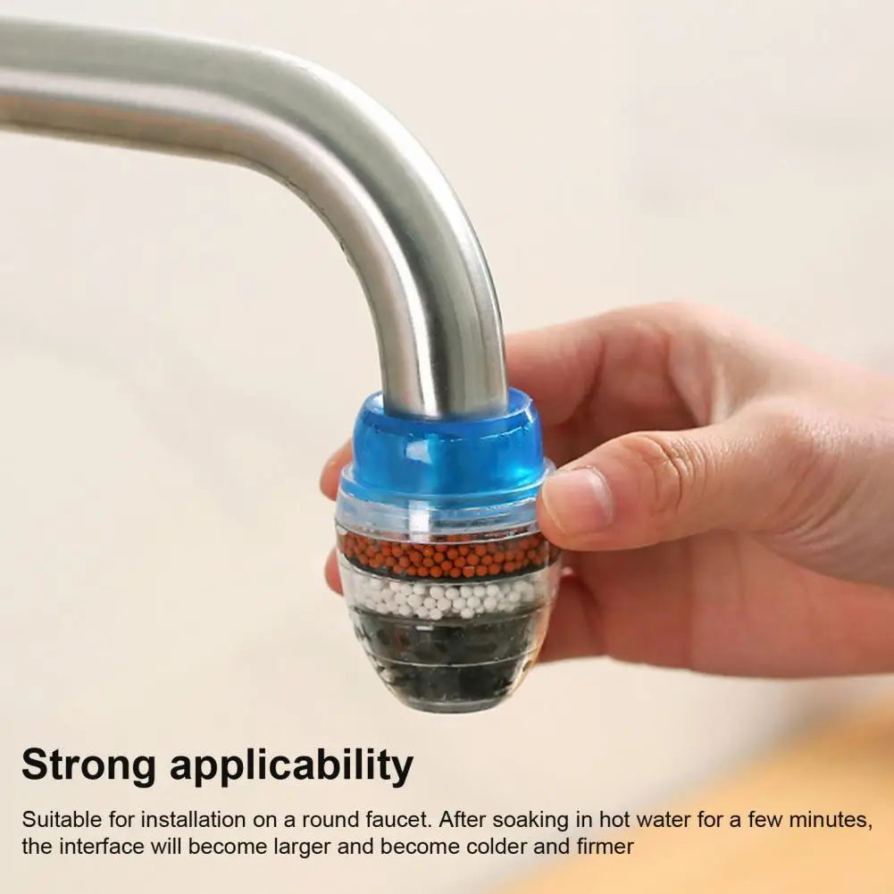 5-Stage Faucet Water Filter Purifier Leak-proof Stone Water Saving Tap Filter Kitchen Faucet Accessory