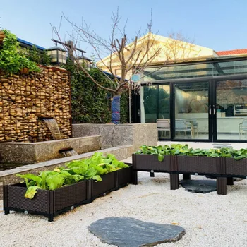 

Planting Basin Balcony Vegetable Planting Artifact Family Vegetable Planting Box Plastic Roof Flowerpot Outdoor Large gardening