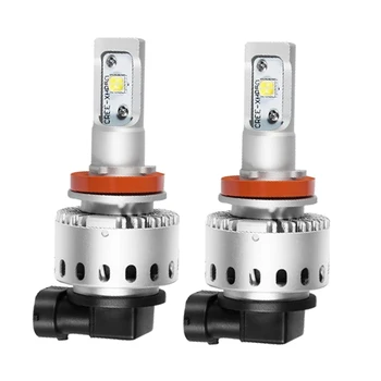 

New 7S Car Headlight Automobiles LED Bulb XHP-50 40W 8000LM H4 H7 H11 9005 9006 Car Styling 8000LM 50000hrs DC12-24V