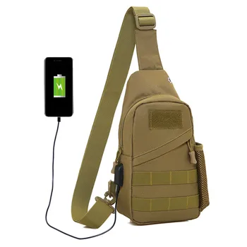 

Men Women Military Bag Tactical Chest Bags Unisex Fashion Camouflage HandBags Cool Camping Hiking Travel Shoulder Bags